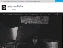 Tablet Screenshot of howlingmoonshine.com